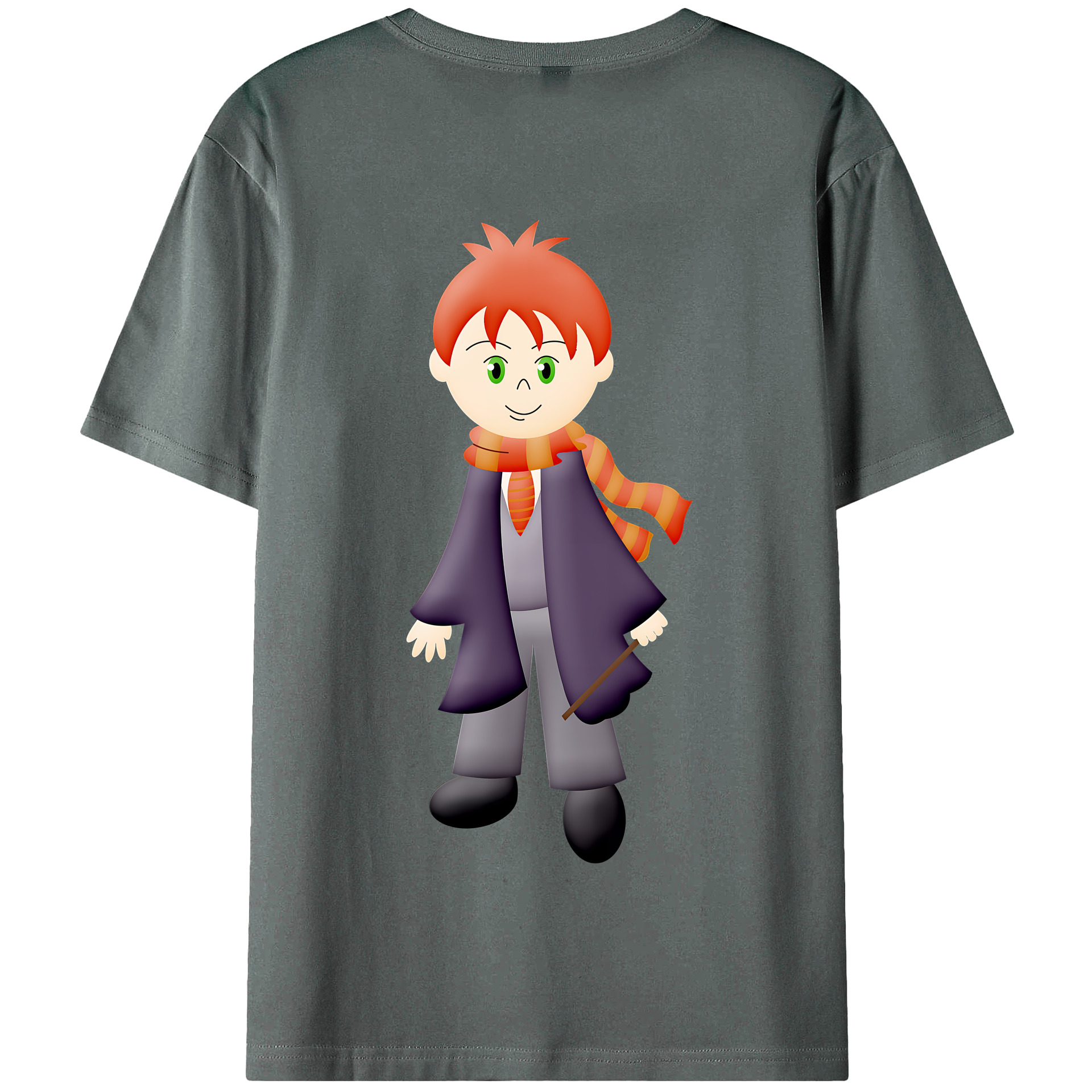 （画像用） Harry Potter ハリー・ポッターシリーズ 綿100％半袖Tシャツ（背面プリント）